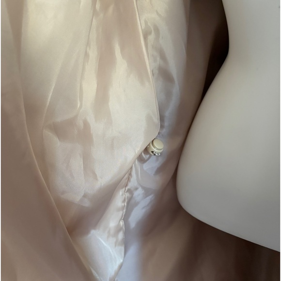 Old Navy Khaki Long Puffer Jacket Full Zip Women’s Size Small - Picture 6 of 14